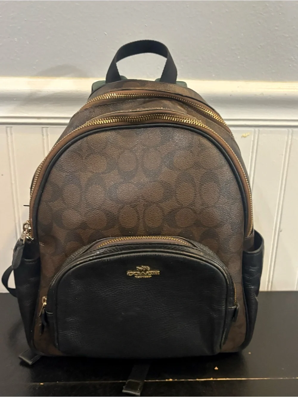 Coach compact backpack